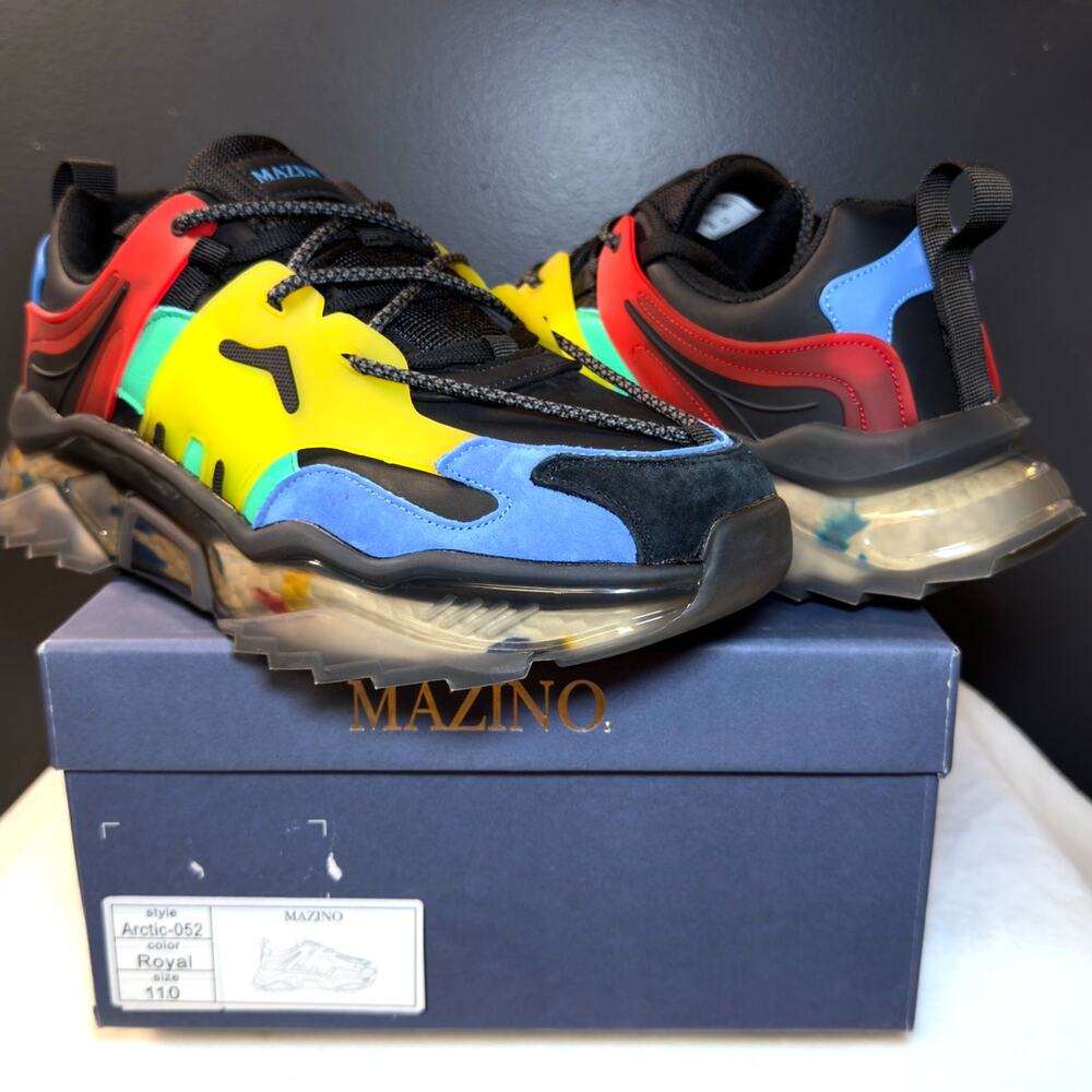 Mazino Designer Arctic-052 “Royal” Sneakers | 11M